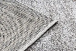 Teppich MATEO 8033/644 Modern griechisch, Rahmen - Strukturell grau