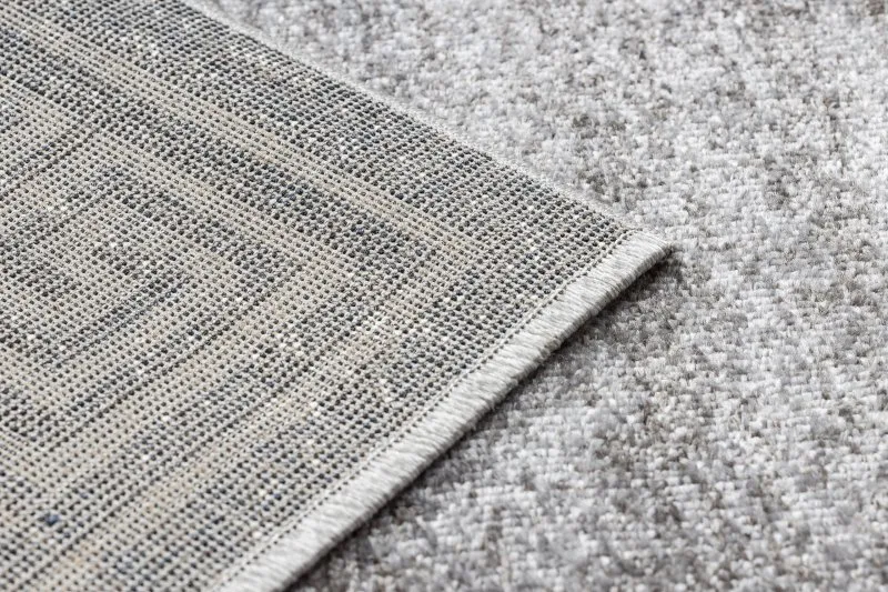 Teppich MATEO 8033/644 Modern griechisch, Rahmen - Strukturell grau