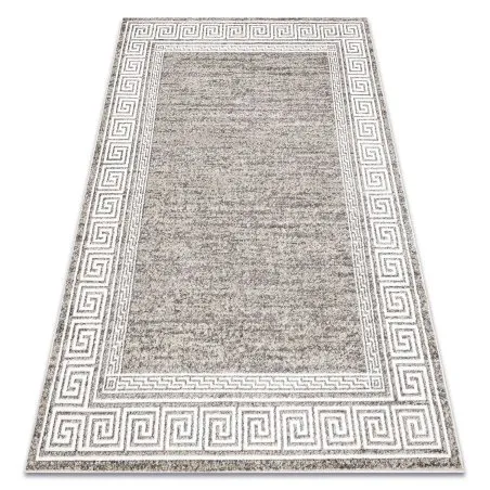 Teppich MATEO 8033/944 Modern griechisch, Rahmen - Strukturell grau / beige
