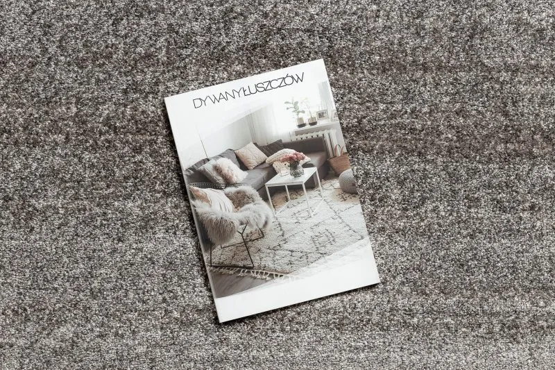 Teppich MATEO 8034/944 Modern Rahmen - Strukturell grau / beige