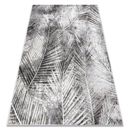 Teppich MATEO 8035/644 Modern Palmenblätter - Strukturell grau