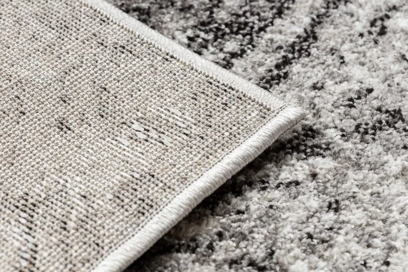 Teppich MATEO 8035/944 Modern Palmenblätter - Strukturell grau / beige