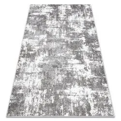 Teppich MATEO Modern vintage - Strukturell grau