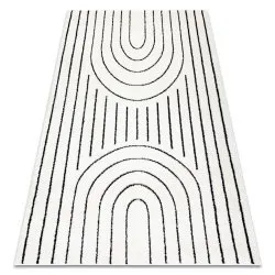 Modern Teppich MODE 8494 geometrisch creme / schwarz 
