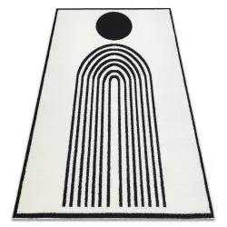 Modern Teppich MODE 8597 geometrisch creme / schwarz 
