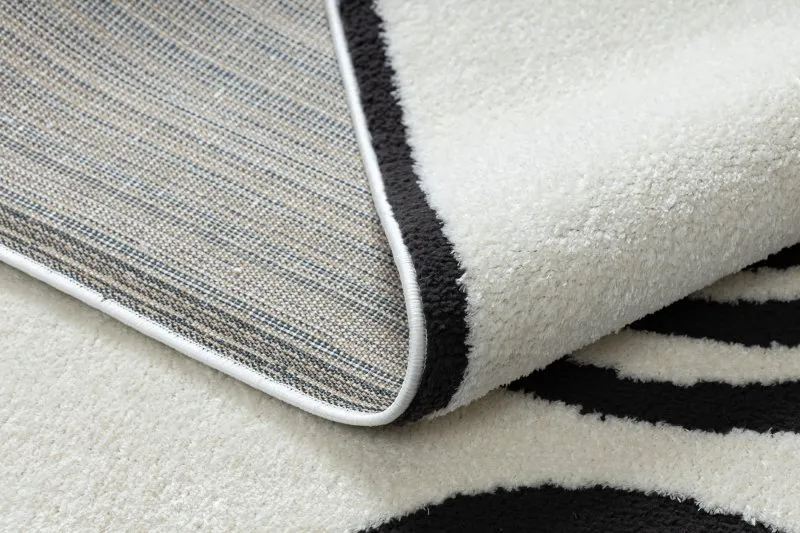 Modern Teppich MODE 8597 geometrisch creme / schwarz 