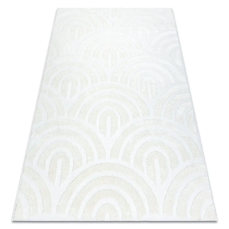 Modern Teppich MODE 8629 Muscheln creme