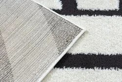Modern Teppich MODE 8631 geometrisch creme / schwarz 