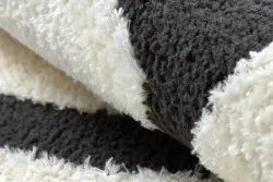 Modern Teppich MODE 8631 geometrisch creme / schwarz 