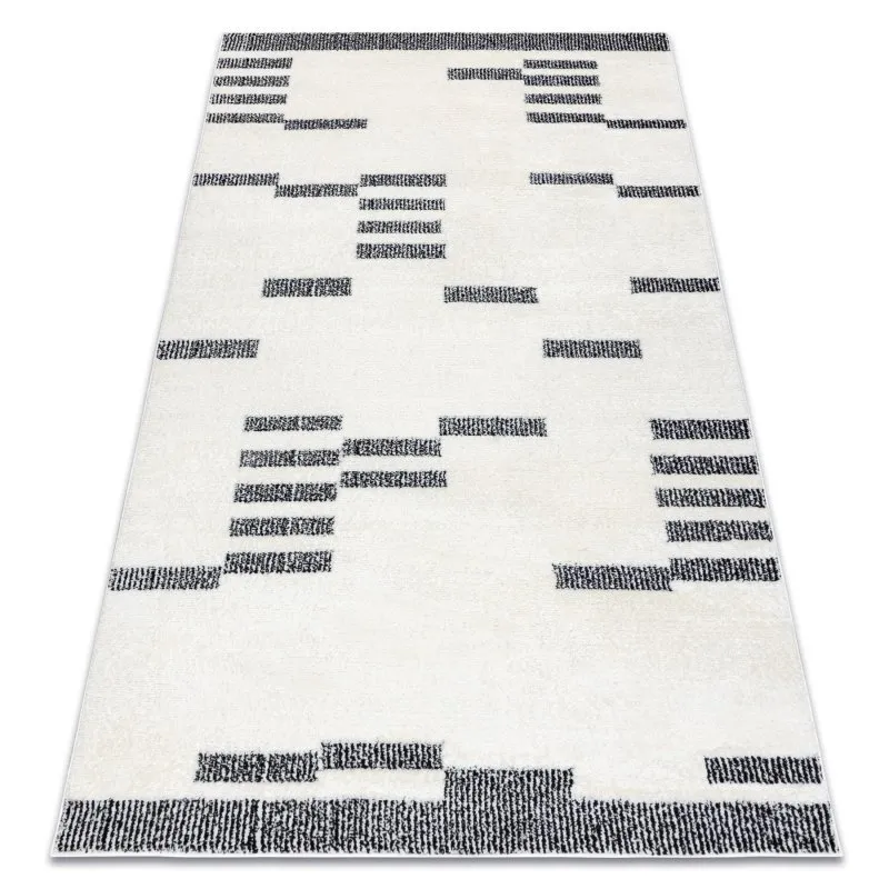 Modern Teppich MODE 8511 geometrisch creme / schwarz 