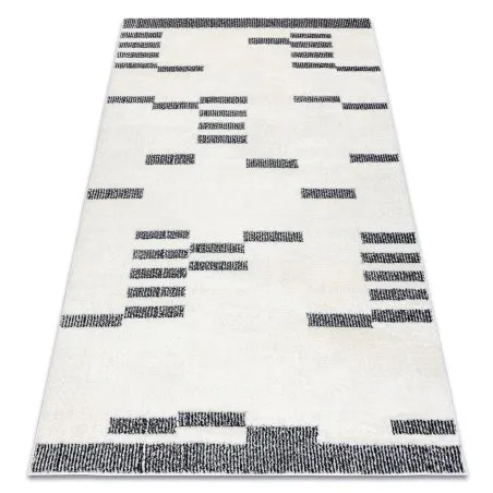 Modern Teppich MODE 8511 geometrisch creme / schwarz 