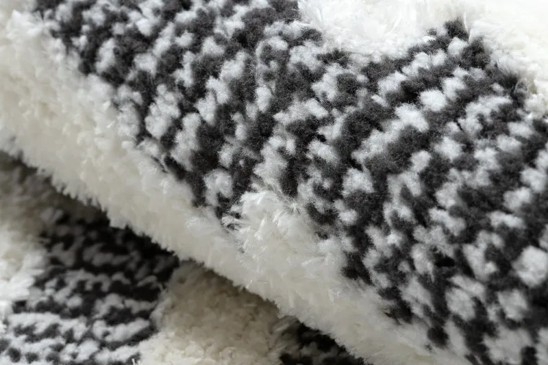 Modern Teppich MODE 8511 geometrisch creme / schwarz 