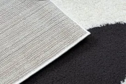 Modern Teppich MODE 8531 Abstraktion creme / schwarz 