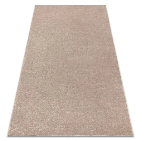 Teppich SOFTY glatt, einfarbig beige
