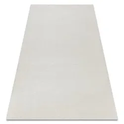 Teppich SOFTY glatt, einfarbig creme
