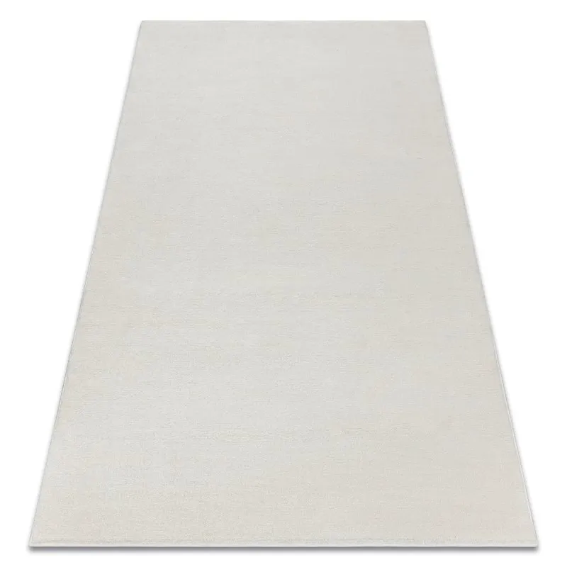 Teppich SOFTY glatt, einfarbig creme