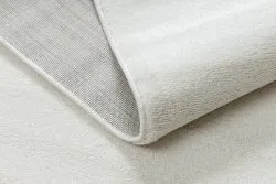 Teppich SOFTY glatt, einfarbig creme