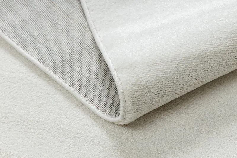 Teppich SOFTY glatt, einfarbig creme