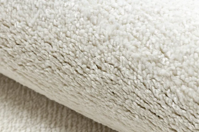 Teppich SOFTY glatt, einfarbig creme