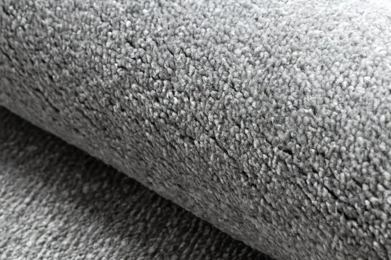 Teppich SOFTY glatt, einfarbig grau