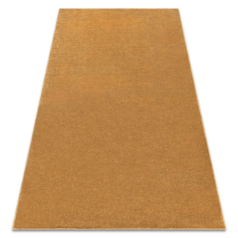 Teppich SOFTY glatt, einfarbig gold