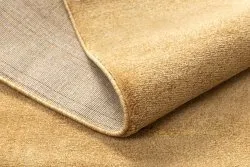 Teppich SOFTY glatt, einfarbig gold