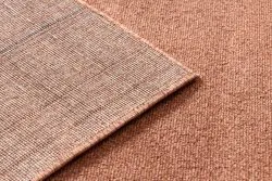 Teppich SOFTY glatt, einfarbig Terrakotta 