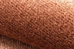 Teppich SOFTY glatt, einfarbig Terrakotta 