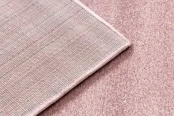 Teppich SOFTY glatt, einfarbig rosa