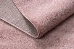 Teppich SOFTY glatt, einfarbig rosa
