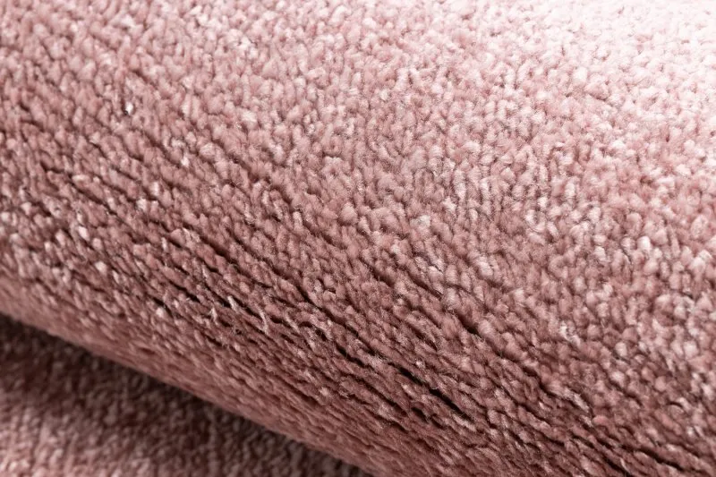 Teppich SOFTY glatt, einfarbig rosa