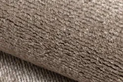 Teppich SOFTY Kreis glatt, einfarbig beige