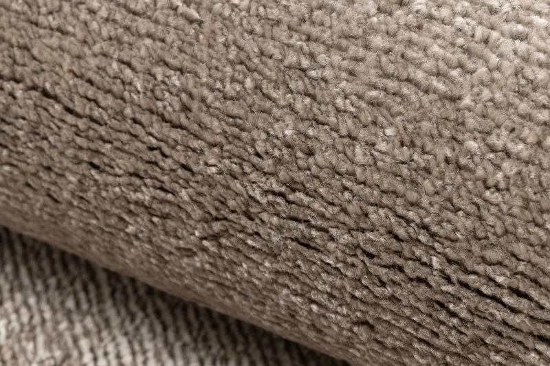 Teppich SOFTY Kreis glatt, einfarbig beige