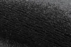 Teppich SOFTY Kreis glatt, einfarbig schwarz