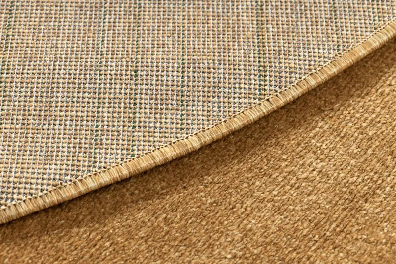 Teppich SOFTY Kreis glatt, einfarbig gold