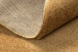 Teppich SOFTY Kreis glatt, einfarbig gold
