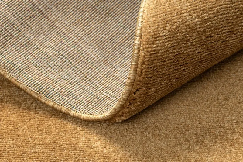 Teppich SOFTY Kreis glatt, einfarbig gold