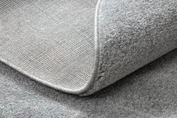 Teppich SOFTY Kreis glatt, einfarbig grau