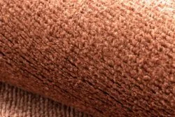 Teppich SOFTY Kreis glatt, einfarbig Terrakotta 