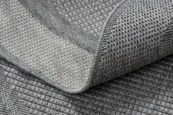 Teppich TIMO 5979 Kreis SISAL draussen Rahmen hellgrau