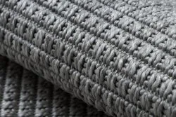 Teppich TIMO 5979 Kreis SISAL draussen Rahmen hellgrau