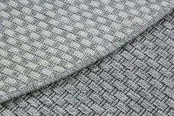 Teppich TIMO 6272 Kreis SISAL draussen hellgrau