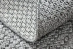 Teppich TIMO 6272 Kreis SISAL draussen hellgrau