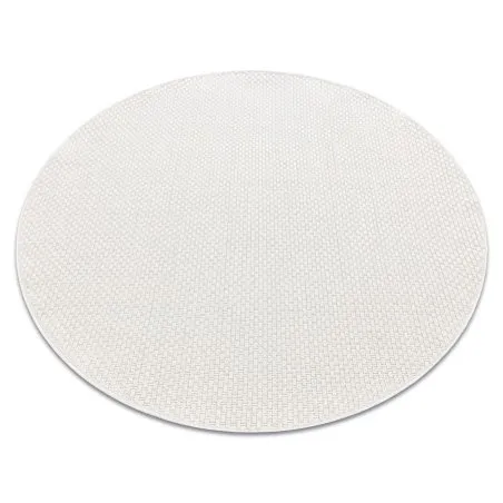 Teppich TIMO 6272 Kreis SISAL draussen weiß 