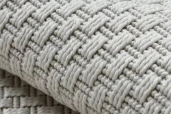 Teppich TIMO 6272 Kreis SISAL draussen weiß 