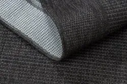 Teppich TIMO 5979 SISAL draussen Rahmen schwarz