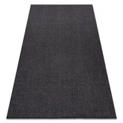 Teppich TIMO SISAL draussen schwarz