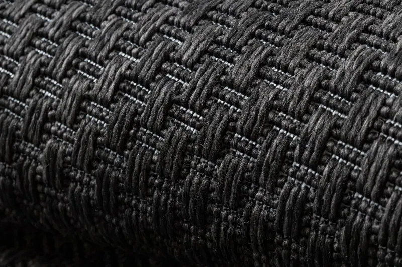 Teppich TIMO 6272 SISAL draussen schwarz