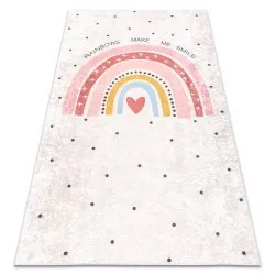 JUNIOR .802 Regenbogen, Punkte für Kinder Anti-Rutsch - beige