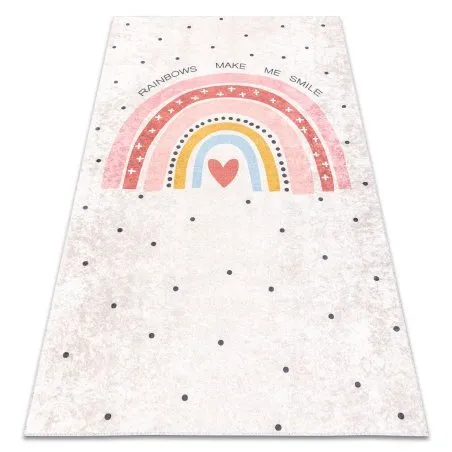 JUNIOR 51300.802 Regenbogen, Punkte für Kinder Anti-Rutsch - beige